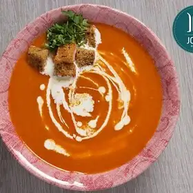 شوربة الطماطم بالكريمة