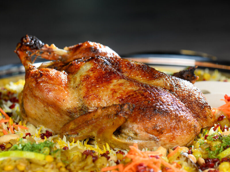 Stuffed Duck (3 hours preparation)