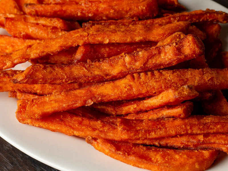 البطاط الحلو المقلي