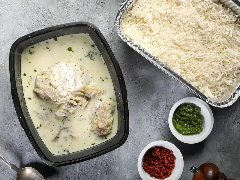 شاكرية اللحم باللبن