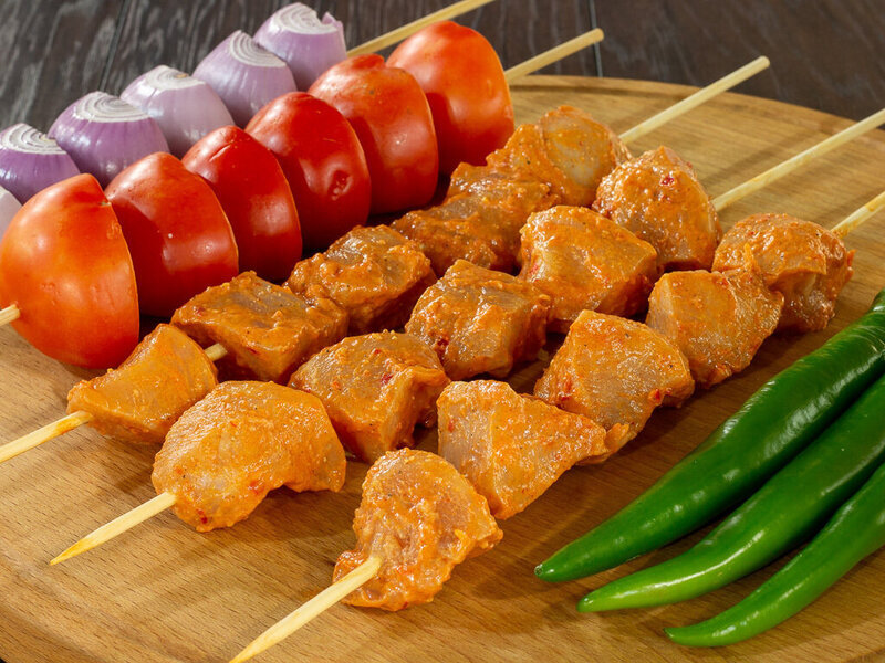 Seasoned Shish Tawook Ready To Grill