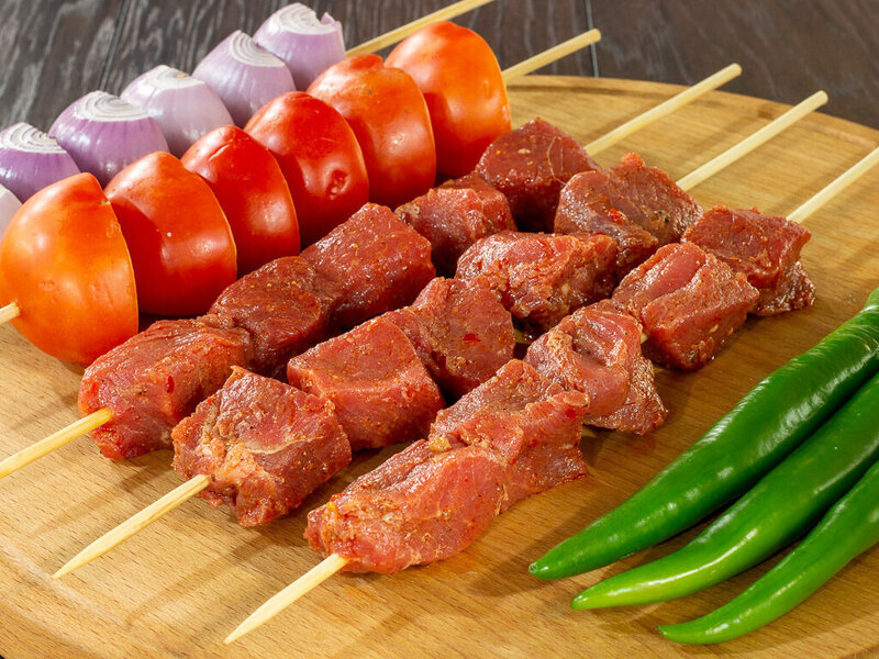 Seasoned Tikka Cubes Ready To Grill