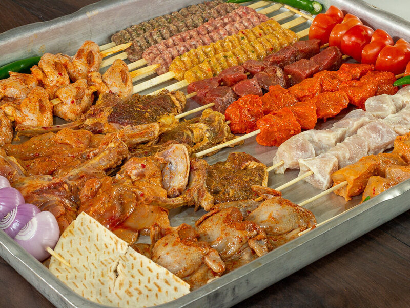 Picnic Box For 15 Persons Ready To Grill