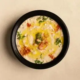 فول بالطحينة