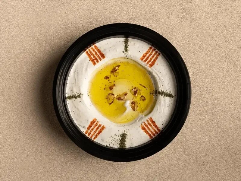 Mint and Garlic Labneh