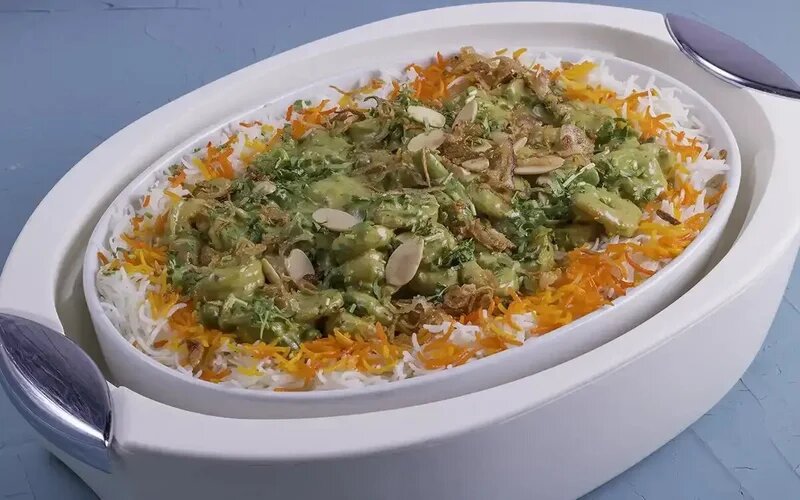 Gathering Pesto Shrimp Biryani