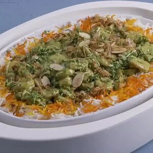 Gathering Pesto Shrimp Biryani