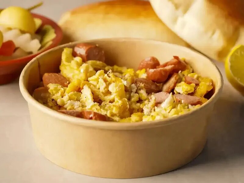 Eggs and Sussage Plate