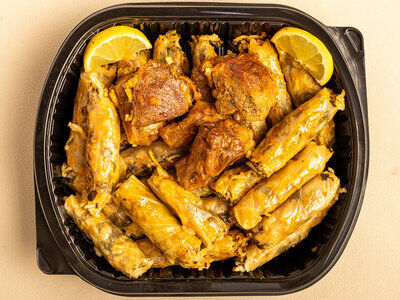 Roasted Meat & Stuffed Cabbage