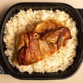 دجاج مشوي مع أرز مصري